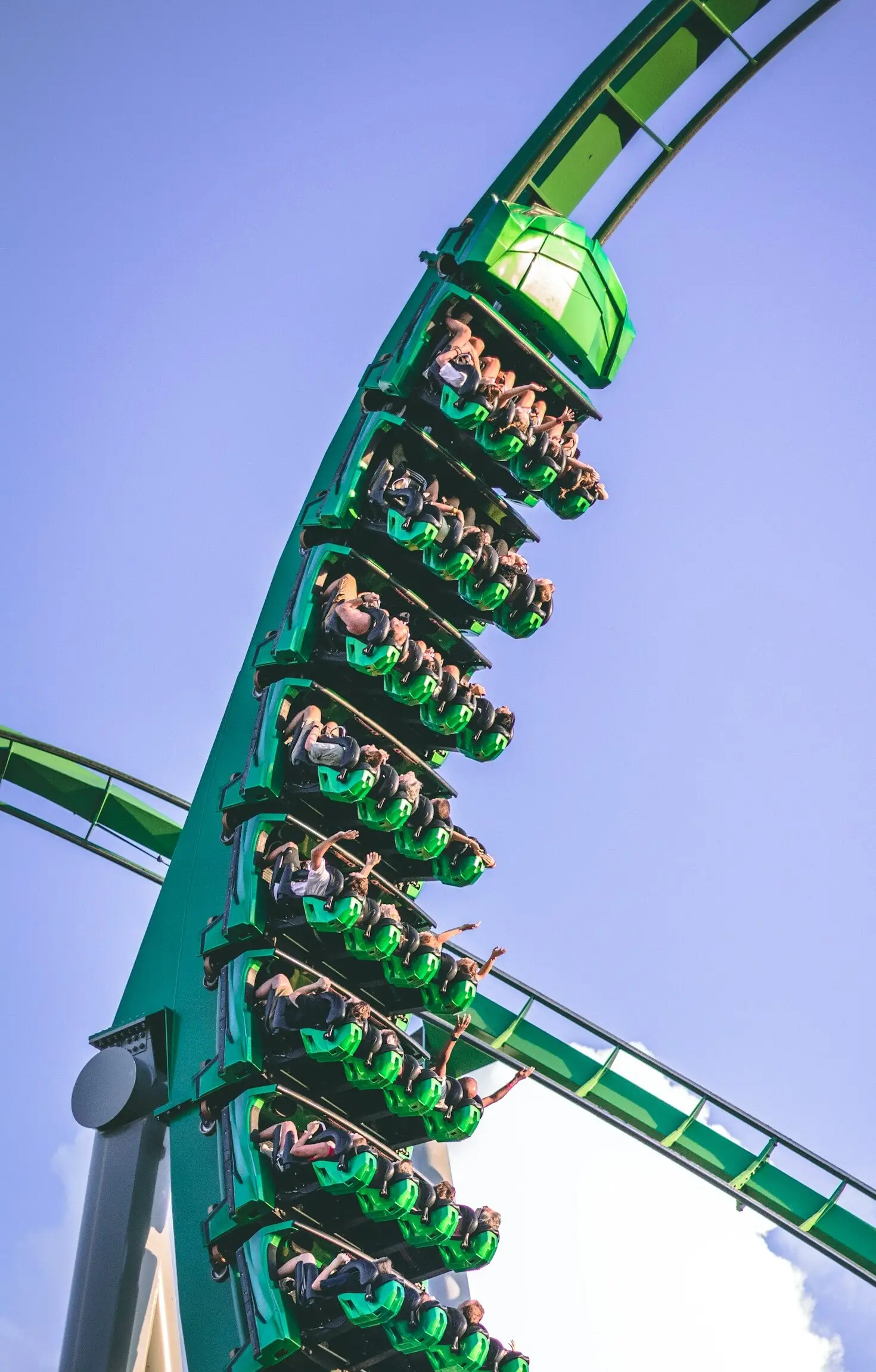 Parque temático montaña rusa